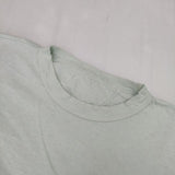 45R/45rpm 天竺 コットン 長袖Ｔシャツ カットソー ロンＴ ブルーグリーン レディース フォーティーファイブアールピーエム【中古】5-1109M∞