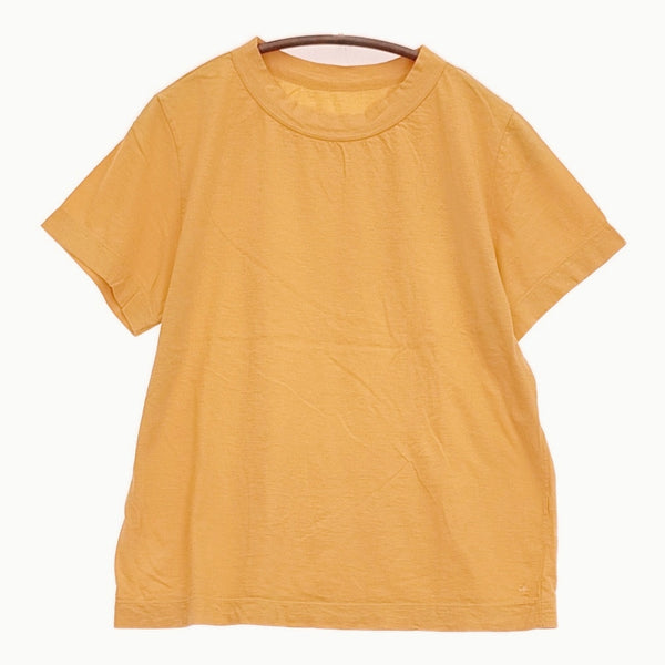 45R/45rpm サイズ4 無地 半袖Ｔシャツ カットソー オレンジ レディース フォーティーファイブアールピーエム【中古】5-0806S♪