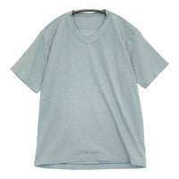 45R/45rpm Vネック 無地 サイズ3 半袖Ｔシャツ カットソー ライトブルー レディース フォーティーファイブアールピーエム【中古】5-0806S♪