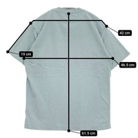 45R/45rpm Vネック 無地 サイズ3 半袖Ｔシャツ カットソー ライトブルー レディース フォーティーファイブアールピーエム【中古】5-0806S♪