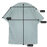 45R/45rpm Vネック 無地 サイズ3 半袖Ｔシャツ カットソー ライトブルー レディース フォーティーファイブアールピーエム【中古】5-0806S♪