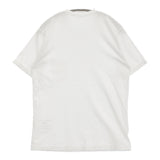 45R/45rpm ポケット付き サイズ2 無地 半袖Ｔシャツ カットソー ホワイト レディース フォーティーファイブアールピーエム【中古】5-0809S♪