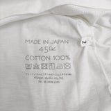 45R/45rpm ポケット付き サイズ2 無地 半袖Ｔシャツ カットソー ホワイト レディース フォーティーファイブアールピーエム【中古】5-0809S♪