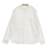 45R/45rpm ジンバネルの908オーシャンスタンドシャツ 定価31900円 長袖シャツ ホワイト レディース フォーティーファイブアールピーエム【中古】5-1113M∞