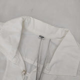 45R/45rpm 先染めダンプの908オーシャンプル コンチョボタン 定価27500円 長袖シャツ ホワイト レディース フォーティーファイブアールピーエム【中古】5-1113M∞