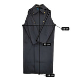 FRAMeWORK メタルボタンロングPコート 金ボタン サイズ38 ウール 20020220506040 ピーコート ネイビー レディース フレームワーク【中古】5-1128A♪