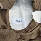 veritecoeur ウール混パンツ 定価24200円 テーパードイージーパンツ VC-2219 パンツ キャメル レディース ヴェリテクール【中古】5-1007T△