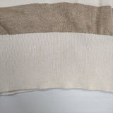 veritecoeur ST-092 12Gクルーネックニット 定価22000円 シルク カシミヤ セーター ニット ベージュ オフホワイト レディース ヴェリテクール【中古】5-1022T∞