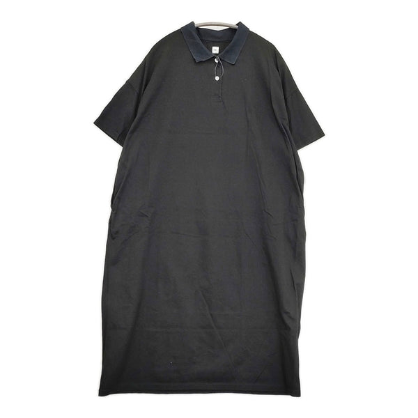 (g) g079 ポロシャツワンピ ワンピース ブラック レディース グラム【中古】5-0809S♪