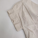 URBAN RESEARCH ITEMS オリガミタックリネンワンピース 定価5990円 ワンピース ベージュ レディース アーバンリサーチ【中古】5-0809S♪
