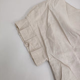 URBAN RESEARCH ITEMS オリガミタックリネンワンピース 定価5990円 ワンピース ベージュ レディース アーバンリサーチ【中古】5-0809S♪