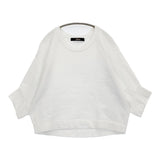 squady サマーブークレクルーネックプルオーバー 定価13200円 710-1889 サイズ2 スウェット ホワイト レディース スカディー【中古】5-0905M♪