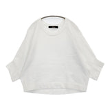 squady サマーブークレクルーネックプルオーバー 定価13200円 710-1889 サイズ2 スウェット ホワイト レディース スカディー【中古】5-0905M♪