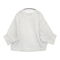 squady サマーブークレクルーネックプルオーバー 定価13200円 710-1889 サイズ2 スウェット ホワイト レディース スカディー【中古】5-0905M♪