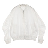 CAFUNE シアージップアップブルゾン サイズ38 定価17600円 ギャザー ブルゾン ホワイト レディース カフネ【中古】5-0905M♪