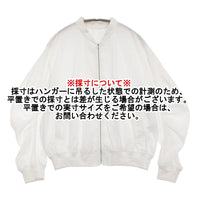 CAFUNE シアージップアップブルゾン サイズ38 定価17600円 ギャザー ブルゾン ホワイト レディース カフネ【中古】5-0905M♪