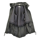 THE RERACS 22FW-RECT-329L-2-J ライナーベスト付き ボアベスト サイズ38 ロング モッズコート 22AW ブラック レディース ザリラクス【中古】5-1128T♪