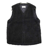 THE RERACS 22FW-RECT-329L-2-J ライナーベスト付き ボアベスト サイズ38 ロング モッズコート 22AW ブラック レディース ザリラクス【中古】5-1128T♪