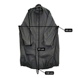 THE RERACS 22FW-RECT-329L-2-J ライナーベスト付き ボアベスト サイズ38 ロング モッズコート 22AW ブラック レディース ザリラクス【中古】5-1128T♪