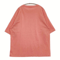 45R/45rpm ロゴプリント オーバーサイズ 半袖Ｔシャツ カットソー ピンク ユニセックス フォーティーファイブアールピーエム【中古】5-0806S♪