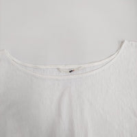 45R/45rpm 天竺カットワーク馬比古Tシャツ 定価18700円 カットソー ホワイト レディース フォーティーファイブアールピーエム【中古】5-0905M♪