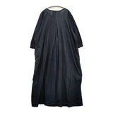 45R/45rpm あい風カディのドレス 定価46200円 ワンピース ブラック レディース フォーティーファイブアールピーエム【中古】5-1201M∞