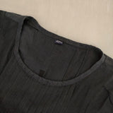 45R/45rpm あい風カディのドレス 定価46200円 ワンピース ブラック レディース フォーティーファイブアールピーエム【中古】5-1201M∞