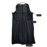 45R/45rpm あい風カディのドレス 定価46200円 ワンピース ブラック レディース フォーティーファイブアールピーエム【中古】5-1201M∞