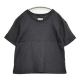 MARGARET HOWELL LINEN VOILE 578-7152019 1 プルオーバー カットソー ブラウス ブラック レディース マーガレットハウエル【中古】5-0809S♪