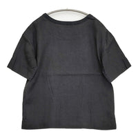 MARGARET HOWELL LINEN VOILE 578-7152019 1 プルオーバー カットソー ブラウス ブラック レディース マーガレットハウエル【中古】5-0809S♪