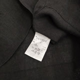 MARGARET HOWELL LINEN VOILE 578-7152019 1 プルオーバー カットソー ブラウス ブラック レディース マーガレットハウエル【中古】5-0809S♪