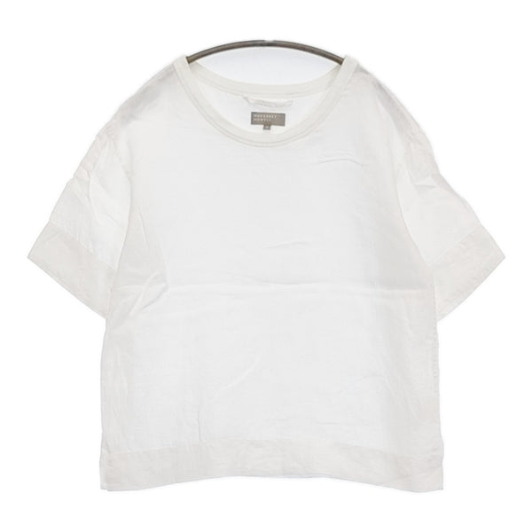 MARGARET HOWELL LINEN VOILE 578-7152019 2 プルオーバー カットソー ブラウス ホワイト レディース マーガレットハウエル【中古】5-0809S♪