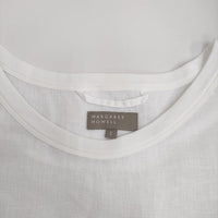 MARGARET HOWELL LINEN VOILE 578-7152019 2 プルオーバー カットソー ブラウス ホワイト レディース マーガレットハウエル【中古】5-0809S♪