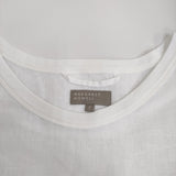 MARGARET HOWELL LINEN VOILE 578-7152019 2 プルオーバー カットソー ブラウス ホワイト レディース マーガレットハウエル【中古】5-0809S♪