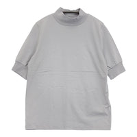 Odour スペインピマコットンハイネックプルオーバー 定価6930円 半袖Ｔシャツ カットソー ライトグレー レディース オウダー【中古】5-0809S♪