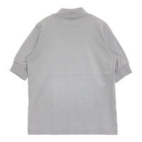 Odour スペインピマコットンハイネックプルオーバー 定価6930円 半袖Ｔシャツ カットソー ライトグレー レディース オウダー【中古】5-0809S♪