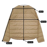 BEAMS HEART インナーダウン ダウンジャケット ベージュ レディース ビームスハート【中古】5-1022T∞