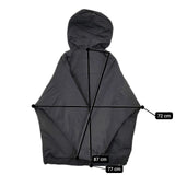 GERRY/nano universe 別注 ナイロンジャケット 中綿 3wayドルマン マウンテンパーカー ブラック レディース ジェリー/ナノユニバース【中古】5-1116T∞