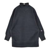 Champion CWSS023 リバースウィーブ ハイネック 裏起毛 スウェット ブラック レディース チャンピオン【中古】5-1022T∞