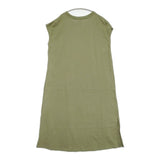 JEMORGAN LADY Tシャツワンピ サイドスリット フレンチスリーブ ワンピース カーキ レディース ジェーイーモーガン【中古】5-0809S♪