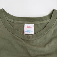 JEMORGAN LADY Tシャツワンピ サイドスリット フレンチスリーブ ワンピース カーキ レディース ジェーイーモーガン【中古】5-0809S♪