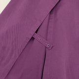 nano universe/Dickies ベルト付き ラップアシンメトリー ロングスカート パープル レディース ナノユニバース/ディッキーズ【中古】5-1109M∞