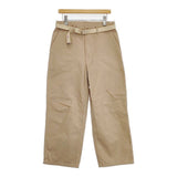 Danton ベルト付き ファティーグパンツ M's FRENCH WORK SERGE PANTS JD-2593 サイズ40 パンツ ベージュ メンズ ダントン【中古】5-1201G∞