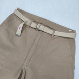 Danton ベルト付き ファティーグパンツ M's FRENCH WORK SERGE PANTS JD-2593 サイズ40 パンツ ベージュ メンズ ダントン【中古】5-1201G∞