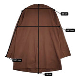 nano universe ノーカラー ダブルボタン テーラードジャケット ブラウン レディース ナノユニバース【中古】5-1109M∞