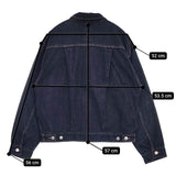 nano universe Gジャン サードタイプ デニムジャケット ネイビー レディース ナノユニバース【中古】5-1109M∞