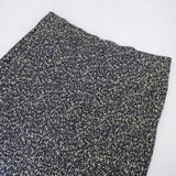 nano universe プリーツスカート 花柄 ロングスカート ブラック イエロー レディース ナノユニバース【中古】5-1109M∞