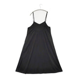 nano universe ポリエステル キャミソールワンピ ノースリーブ ワンピース ブラック レディース ナノユニバース【中古】5-1109M∞