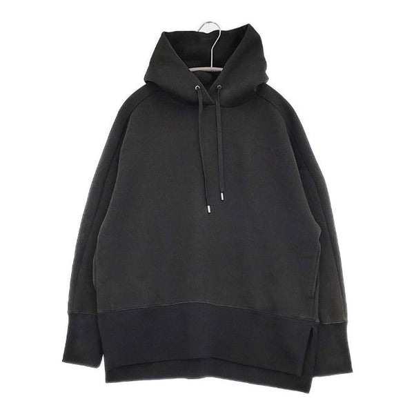 nano universe プルオーバー サイドスリット入り パーカー ブラック レディース ナノユニバース【中古】5-1109M∞