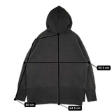 nano universe プルオーバー サイドスリット入り パーカー ブラック レディース ナノユニバース【中古】5-1109M∞